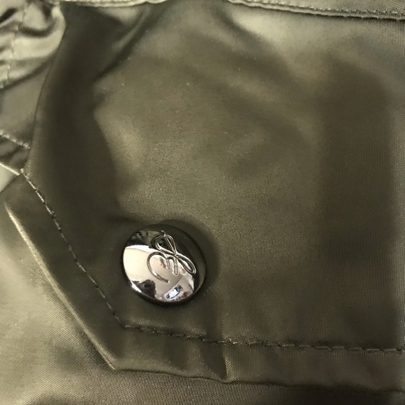 Sam Edelman elongated satin drawstring jacket - Picture 7 of 11